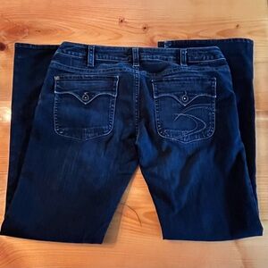 Silver Pioneer bootcut jeans plus size 36x33